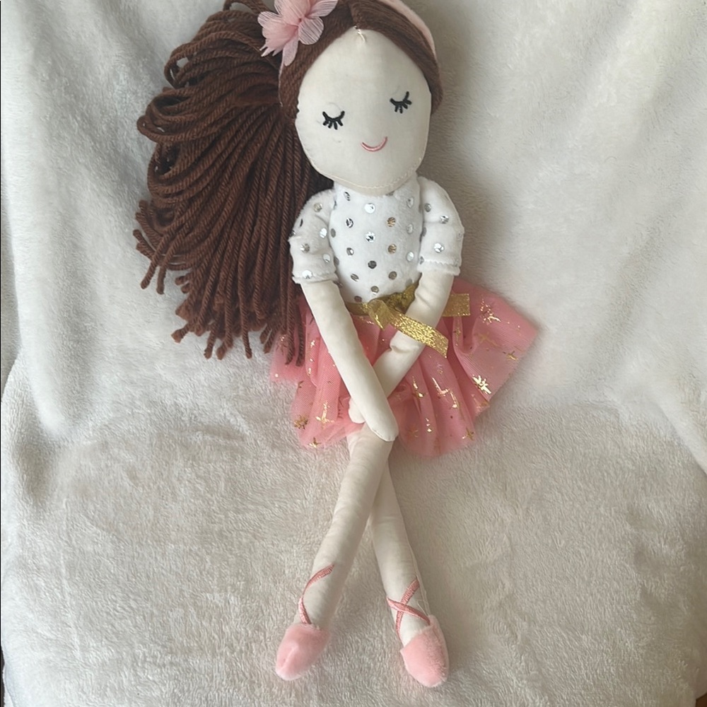 Pink and White Polka Dot Doll